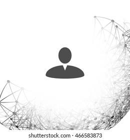 User profile web icon vector illustration design