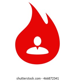 User profile web icon vector illustration design