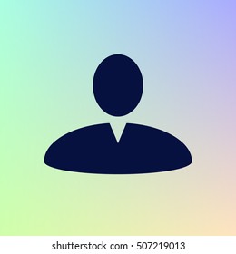 User profile web icon vector illustration design
