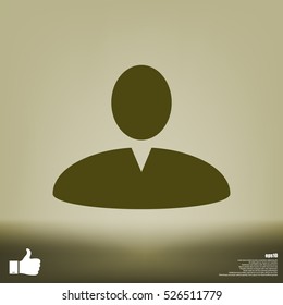 User profile web icon vector illustration design