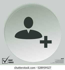 User profile web icon vector illustration design