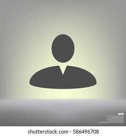 User profile web icon vector illustration design element