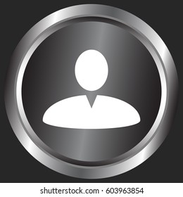 User profile web icon vector illustration design element
