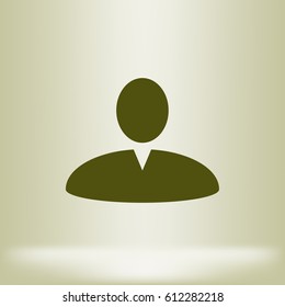 User profile web icon vector illustration design element