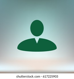 User profile web icon vector illustration design element