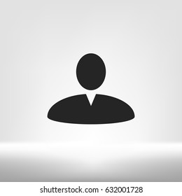 User profile web icon vector illustration design element
