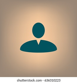 User profile web icon vector illustration design element