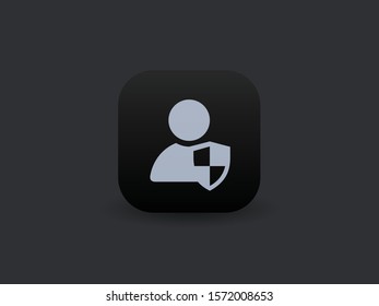 User Protection - Vector App Icon