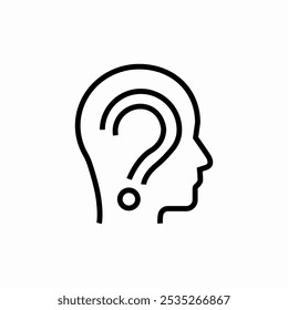 user question icon sign vector