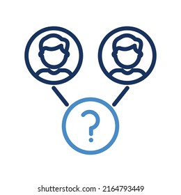 User question Isolated Vector icon which can easily modify or edit

