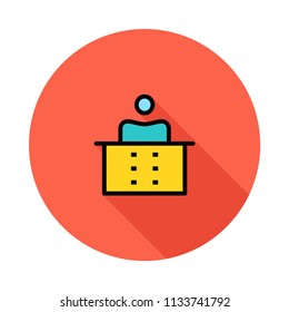 user reception table 
