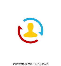 User Recycle Icon Design