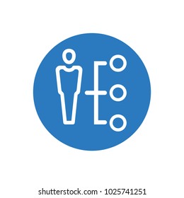User responsibility icon