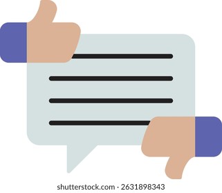 User review icon featuring a user and rating element for websites, apps, feedback forms, and UI evaluation