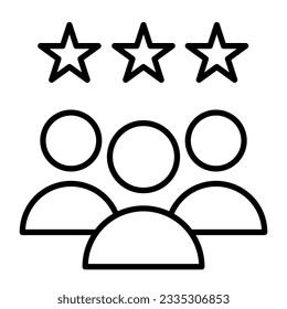 user review Icon Vector Logo Design Template