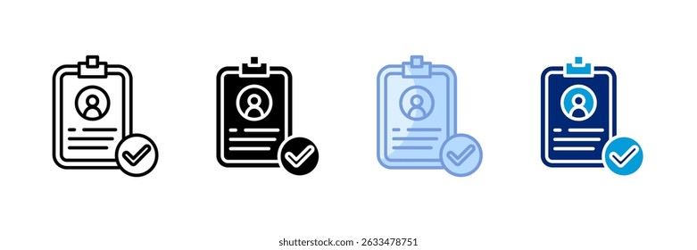 User Rights Icon Set Multiple Style Collection