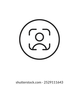 Esquema del conjunto de Vectores del icono de exploración del usuario