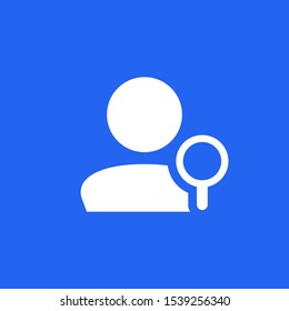 User Search Icon. Employee candidate find. Person, avatar iicon