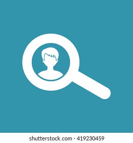 User & Search Icon. Eps-10.