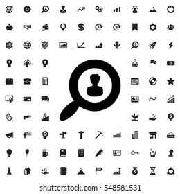 user search icon illustration isolated vector sign symbol
