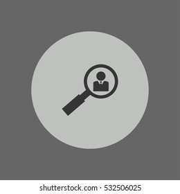 user search icon vector, can be used for web and mobile design