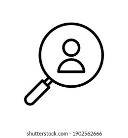 User search icon, Vector illustration eps.10