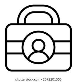 User Security Icon Element For Design