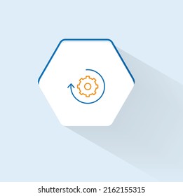 User or Service Mode icon vector design