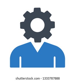 user setting glyph double color icon