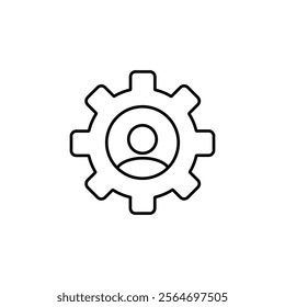 user setting icon vector symbol isolated