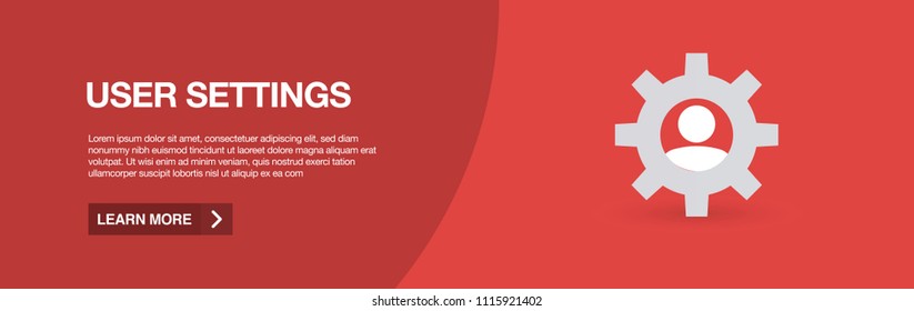 USER SETTINGS WEB BANNER