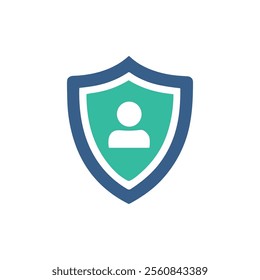 user shield icon. security icon