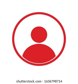 User sign icon. Person symbol. Human avatar.Flat style.