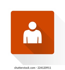 User sign icon. Person symbol. Human avatar.Flat style. EPS 10.