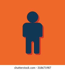User sign icon. Person symbol. Human avatar, Vector