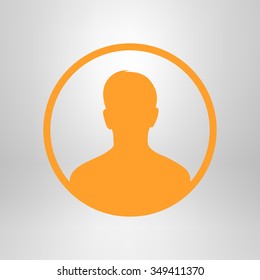User sign icon. Person symbol. Human avatar.Flat style. EPS 10.