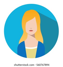 Femme Blonde Profil Stock Vectors Images Vector Art Shutterstock