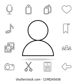user sign icon. Web icons universal set for web and mobile