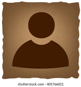 User sign. Vintage effect