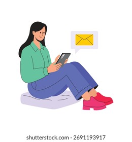 Inicio de sesión de usuario en la Cuenta de Gmail en una ilustración de pantalla de escritorio o móvil