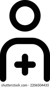 User signup icon, symbol or logo
