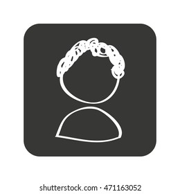 user silhouette isolated icon vector illustration design