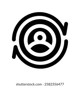 user solid icon. vector icon for your website, mobile, presentation, and logo design.