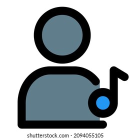 User specific curated music playlist from the media library