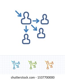 User Spread - Contrast Dash Icons. A professional, pixel-aligned icon.