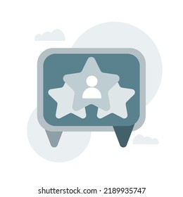 User star vector icon. filled flat sign for mobile concept and web design. Following Account simple solid icon. Perfect vector graphics