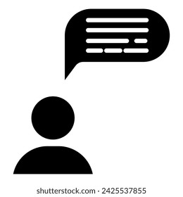 User Stories icon line vector illustration