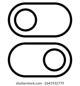 User switch icon Thin line vector design