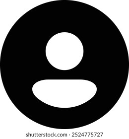Icono de Vector de símbolo de usuario aislado