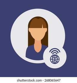 user technology design, vector illustration eps10 graphic 